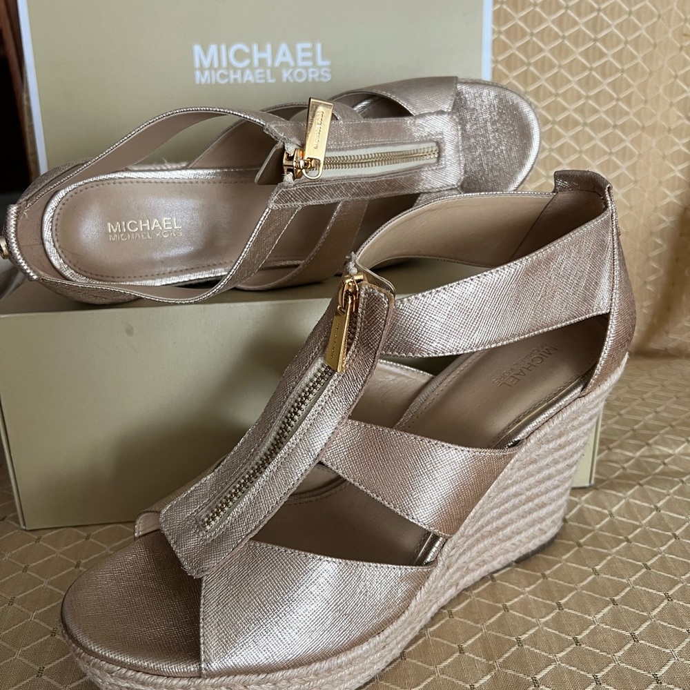Gold sandals